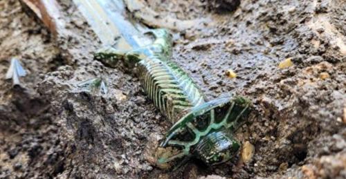 Kiếm đồng được khai quật ở Đức hơn 3,000 năm tuổi nhưng vẫn sáng bóng.