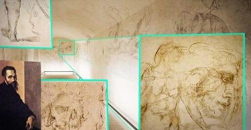 Mở cửa căn phòng bí mật nơi Michelangelo ẩn náu phủ đầy những bức vẽ đáng kinh ngạc