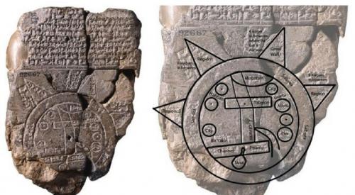 Đây là bản đồ cổ nhất thế giới được biết đến, được sản xuất tại Babylon khoảng 2.600 năm trước