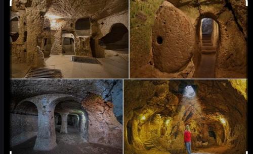 Bí ẩn thành phố cổ Derinkuyu dưới lòng đất tại Thổ Nhĩ Kỳ