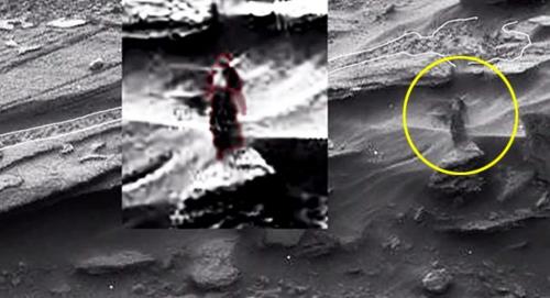 NASA ghi lại hình bóng phụ nữ áo đen trên sao Hỏa – dấu hiệu của sự sống