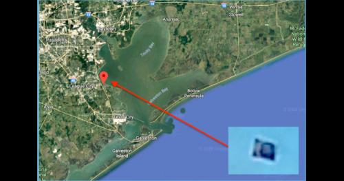 UFO tứ diện đen xuất hiện từ Vịnh Mexico qua Texas, ngày 28 tháng 8 năm 2018