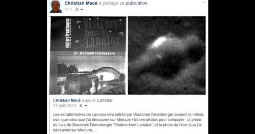 Phát hiện dấu vết UFO rơi trên bề mặt sao Thủy