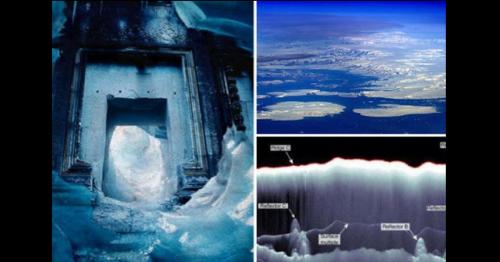 Lộ thành phố cổ huyền thoại dưới 800m băng Nam Cực?